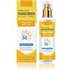 Generic Spray protettivo per il cuoio capelluto, protezione solare SPF 30+, spray protettivo minerale per capelli, spray protettivo UV per riga e aree dirassabili, spray protettivo per il cuoio capelluto