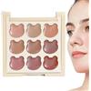 Generico Palette per Labbra,9 Colori Palette Labbra Lucidi Effetto Opaco | Texture Opaca - Pigmentazione - Ideale Per Occasioni Informali E Daily Look