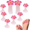 Generic 8 separatori per dita dei piedi per manicure, separatori per dita dei piedi, separatori in silicone per pedicure, separatori riutilizzabili per dita dei piedi, strumenti per pedicure e