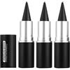Generico Kajal Occhi, Eyeliner Nero Gel Impermeabile A Prova Di Sbavatura, 3 Pack Kajal Occhi In Gel, Matita Gel Eyeliner A Lunga Durata Per Halloween Trucco Viso Vernice