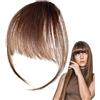 HunicandIU Clip per frangia per donne, clip per frangia di capelli umani - Parrucca per capelli umani da donna con frangia clip | Copre il diradamento dei capelli Indossare quotidianamente Posticci