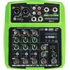 Mini4 Mixer USB - Mixer 4 Canali Alimentato via USB - 2 Canali Con Combo Jack -