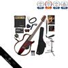 Prodotto senza marchio Yamaha Silent Guitar Set Standard per principianti 16 pezzi SLG200S/CRB...