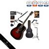 YAMAHA Chitarra acustica per principianti Easy 13 pezzi set FG830/TBS...