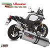 Mivv Suzuki DL V-Strom 1000 2017 Terminale Di Scarico Moto Marmitta Oval Inox