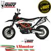 Mivv Ktm SMC 690 R 2020 Terminale Di Scarico Moto Marmitta Oval Titanio Carb Cap
