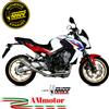 MIVV Scarico Completo Mivv Honda Cb 650 F 2018 18 Terminale Collettori Moto MK3 Inox