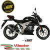 MIVV Scarico Completo Mivv Suzuki Gsx-S 125 2018 18 Moto Terminale Delta Race Black