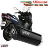MIVV Scarico Mivv Suzuki Burgman 400 2019 Terminale Mover Oval Black Scooter Marmitta