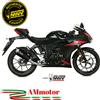 MIVV Scarico Completo Mivv Suzuki Gsx-R 125 2017 17 Moto Terminale Delta Race Black