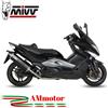 MIVV Scarico Completo Mivv Yamaha T-Max 500 2008 Terminale Moto Speed Edge Inox Nero