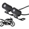 Bexdug Luce per proiettore per moto, Luci per proiezione per moto,2 LED di cortesia Step Welcome Ghost Shadow | di illuminazione ambientale impermeabili per moto, veicoli elettrici