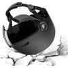 TQEBWUS Caschi Da Bici Per Uomo, Casco Monopattino Elettrico Con Visiera, Caschi Per Motociclette E Scooter, Mezzi Caschis Da Bici, Casco Per Scooter Elettrico Per Circonferenza Della Testa 54-62cm