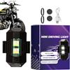 Generico proiettore per moto, luce ricaricabile per moto | lampada a LED per paraurti anteriore per moto,Luce di guida ad alta visibilità con cavo di ricarica per viaggi, avventure