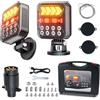 Nexstron 12/24V Luci solari senza fili del rimorchio Bluetooth magnetico