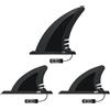 Set di 3 Pinne in PVC per Tavole Da Surf in Schiuma con Parte Superiore Morbida,