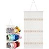 Generico Organizer Per Fascia Da Appendere Al Muro, Rastrelliera Portaoggetti Per Cerchi Per Capelli Con Nastro In Feltro A 30 Griglie, Organizer Per Appendere Fiocchi Per Capelli, Organizer Per Fascia Da Pare