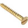 Forgefix Bargainscrews - Viti per legno con testa svasata e solcata in ottone massiccio, confezione da 200 2 x 8