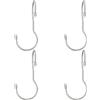 Generic Ganci a S per armadio, ganci multifunzionali a S per piante, ganci in metallo per utensili da cucina, pentole, utensili, vestiti, borse, asciugamani