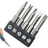 Niesel Cacciavite Bit Set Triangolo Inserto, Punte Per Cacciavite, Kit Di Punte Per Cacciavite A Forma Speciale Da 5 Pezzi, Set Di Punte Per Giunti Da 6,35 Mm Per Uso Domestico