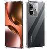 GIOPUEY Cover Compatibile con Realme GT 7T, TPU Ultrasottile HD Case, Protezione del Cuscino d'Aria - Trasparente