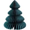 Xijobido Albero di Natale in Carta Honeycomb, Decorazioni Natalizie in Carta d'Ape, Decorazione Colorata per Librerie Tavoli E Soggiorno