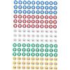 150 pezzi Palline da bingo Palline da bingo Palline da bingo Solo per feste