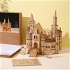Kit modello puzzle 3D in legno Giocattolo da costruzione Rompicapo fatto a mano