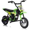 Moto Elettrica per Bambini 24V Nitro GT Motore 350W Ruote Gonfiabili Freno a Dis