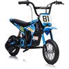 Moto Elettrica per Bambini 24V Nitro GT Motore 350W Ruote Gonfiabili Freno a Dis