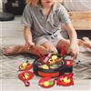 47x Set di giocattoli da cucina giocattolo per barbecue per bambini per