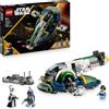 LEGO Star Wars 75433 Astronave di Jango Fett - Giocattolo da Esposizione con Ali