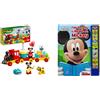 LEGO DUPLO Disney Il Treno del Compleanno di Topolino e Minnie, Giocattolo con P