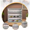 1/64 Model Auto Display Case Parcheggio Scena della scena in miniatura Dust