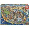 Educa Puzzle 500 pezzi Mappa di New York City 18453