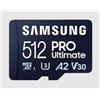 Samsung MB-MY512SB/WW Scheda SD MicroSD 512GB Samsung SDXC PRO Ulti.(Classe10) Leggi il dettaglio