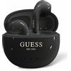 Guess Tws Guess Cuffie classiche con logo stampato a forma di uovo ad effetto lucido Nero