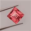 Naturale Ceylon Padparadscha Zaffiro 9x9 MM Taglio Quadrato Loose Gemma 5.90 KT