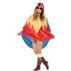Smiffys Party Poncho Pappagallo, con sacco corda Halloween