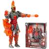 Giochi Preziosi Gormiti The New Era - Gormita Fireon Zane Con Funzione Luce E Attacco, Action Figure 27 Cm Articolato, Armatura Rosso Argento E Accessorio Pugno Di Fuoco, Per Bambini A Partire Dai 3 Anni