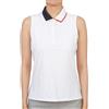 GFORE Women's Sleeveless Polo Shirt G4LS23K860C SNO 55077816