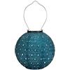 Pauleen 48304 Lanterna LED Sunshine Charm Blu Scuro IP44 Lampada Solare 0.03 W, Dunkelblau