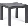 Bizzotto Tavolino da esterno Kledi 50x50 antracite 0663058