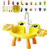 Generico Lavello Da Cucina Giocattolo - Gioco Interattivo Realistico - Tavolo D'Acqua Con Lavastoviglie Giocattolo Per Bambini | Regalo Compleanno Festa Interno Esterno Casa Soggiorno Balcone