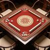 Hixingo Tappetino da Mahjong 80x80 cm, Tappetino da Gioco Antiscivolo Grosso Silenzioso, Protettore di Tavolo con Fondo in Gomma, per Mahjong, Poker, Domino, Carte (Rosso)