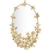 Mauro Ferretti SPECCHIO GLAM OVAL BUTTERFLY