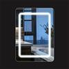 Turefans specchio bagno con luce, specchio bagno led, specchio bagno, LED bianco freddo, pulsante a sfioramento, 50 * 70 cm