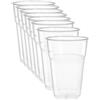 CF CARTA INGROSSO E DISTRIBUZIONE Bicchieri monouso per cocktail e bevande in R-Pet trasparente - 1000 pezzi (200ml)