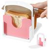 dzqad Affetta Pane - Tagliapane Manuale Pieghevole Con Guida, Affettatrice Manuale Portatile Per Tagliare Pane, accessory Da Cucina Per Tagliare Toast, Torte E paninis