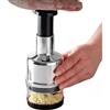 Niktule Trita aglio, trita aglio, Tagliacipolla manuale, tritatutto portatile per cipolle, sicuro per alimenti, con contenitore, tritacarne, gadget da cucina per aglio, cipolla e pepe